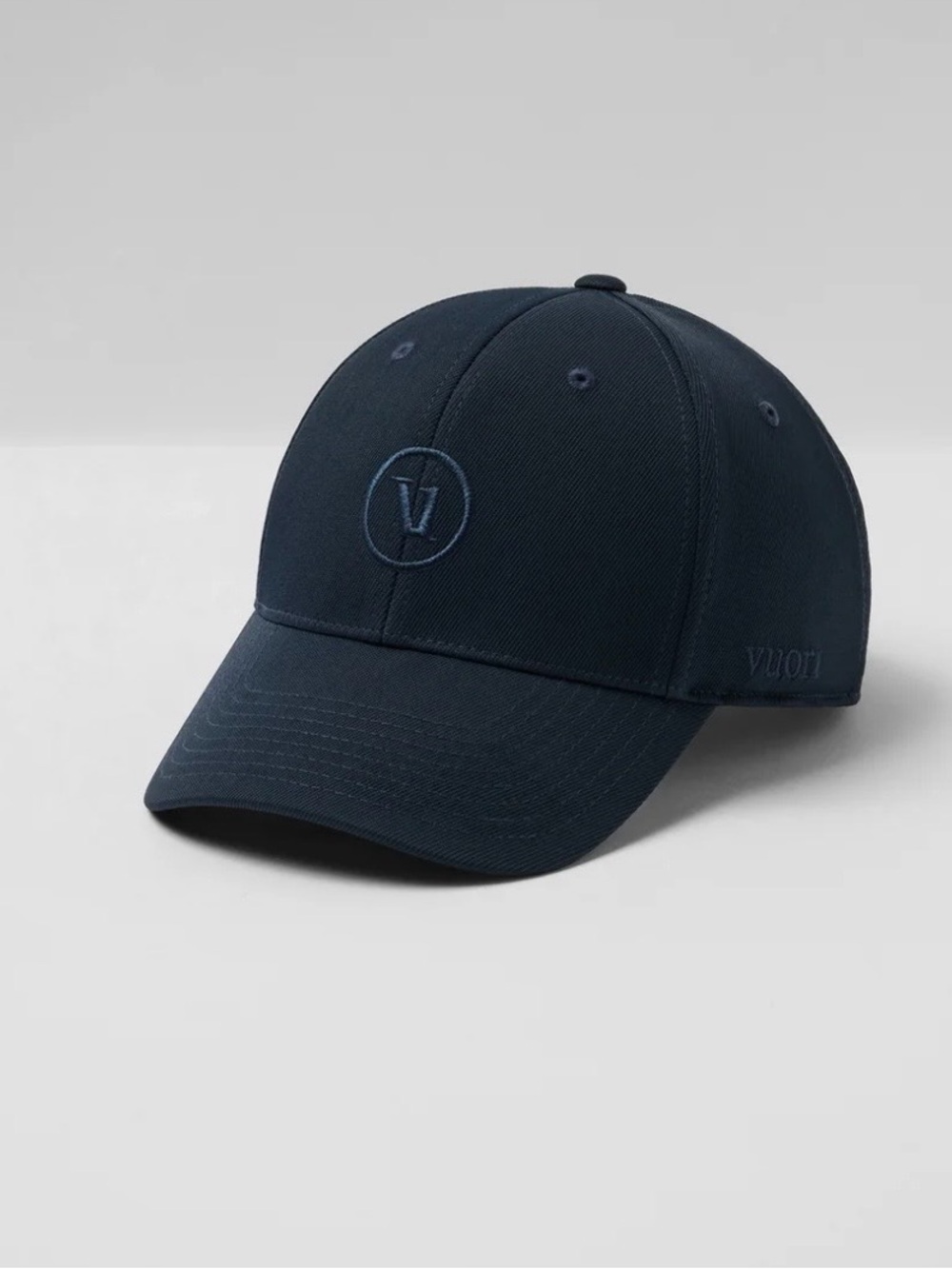 Vuori Signal Golf Hat Men's/ Women’s Navy V Logo Baseball Cap